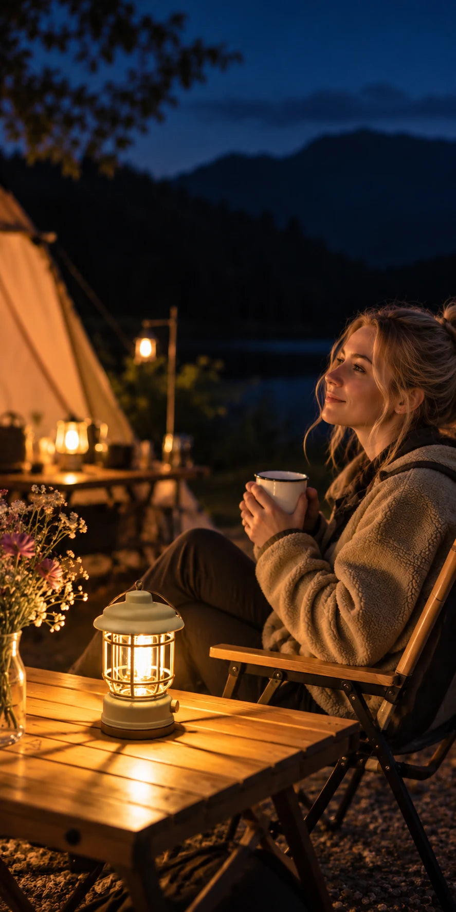 Dimmable Retro Camping Lantern