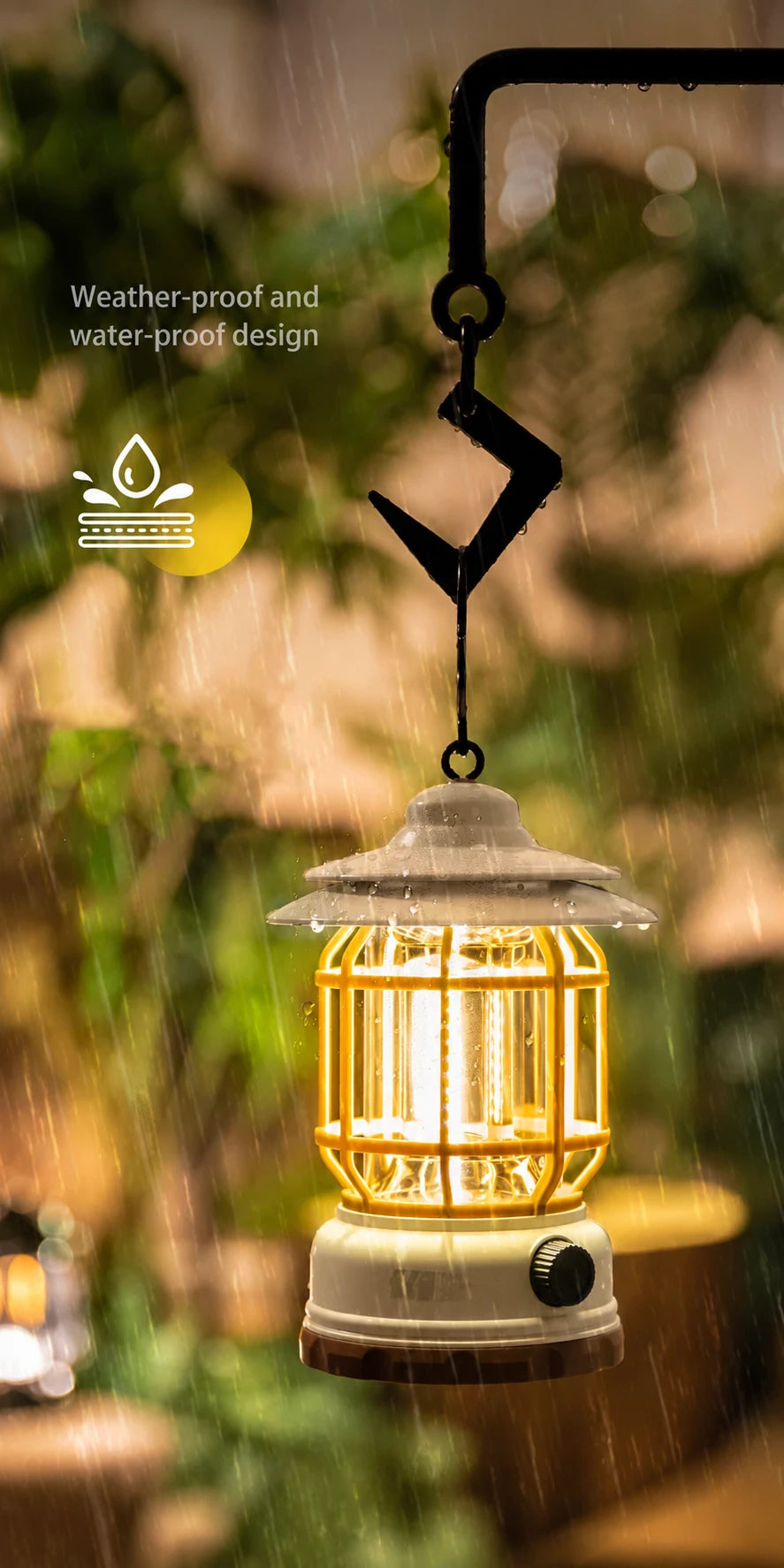 Dimmable Retro Camping Lantern