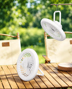 Rechargeable Tent Fan Light