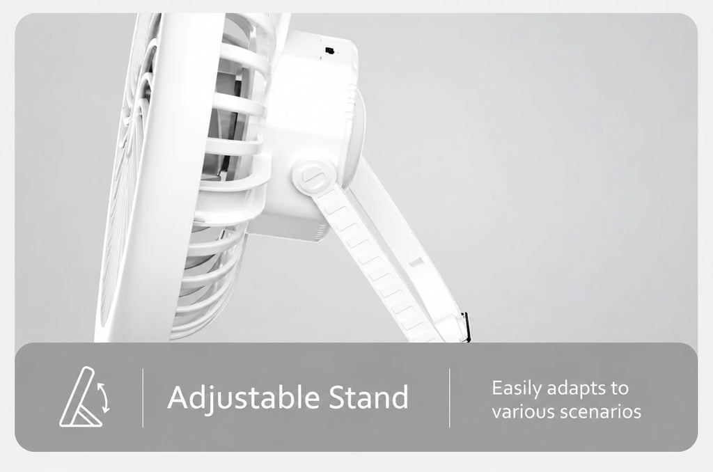 Rechargeable Tent Fan Light
