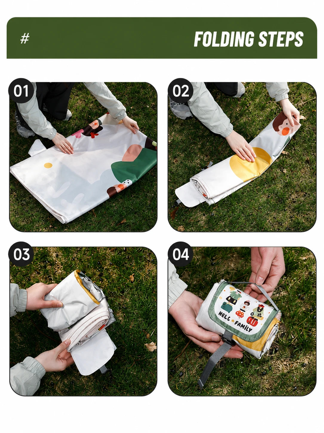 Portable Foldable beach blanket
