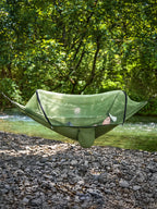 Outdoor Camping Hammock for Adults, Kids, Mosquito Protection, Anti-Side Flip