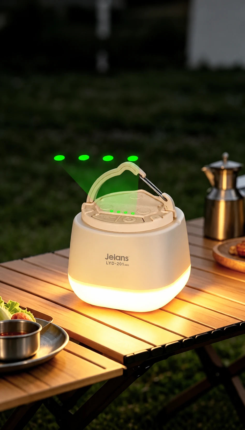 Camping Lantern with Battery Display