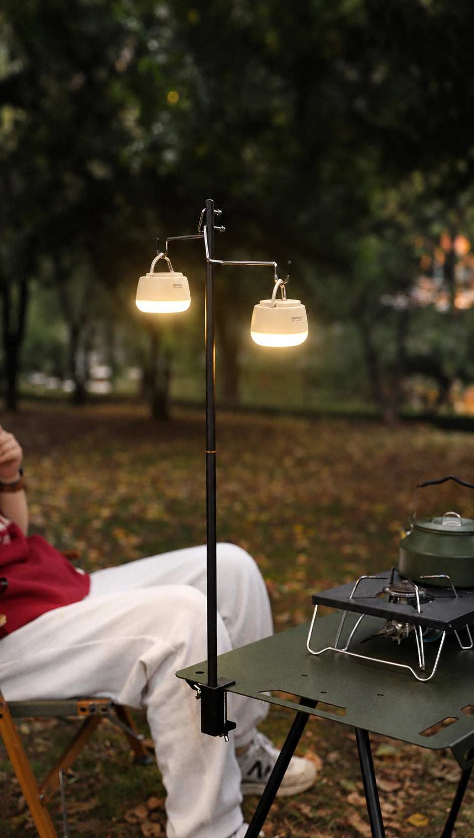 Camping Lantern with Battery Display