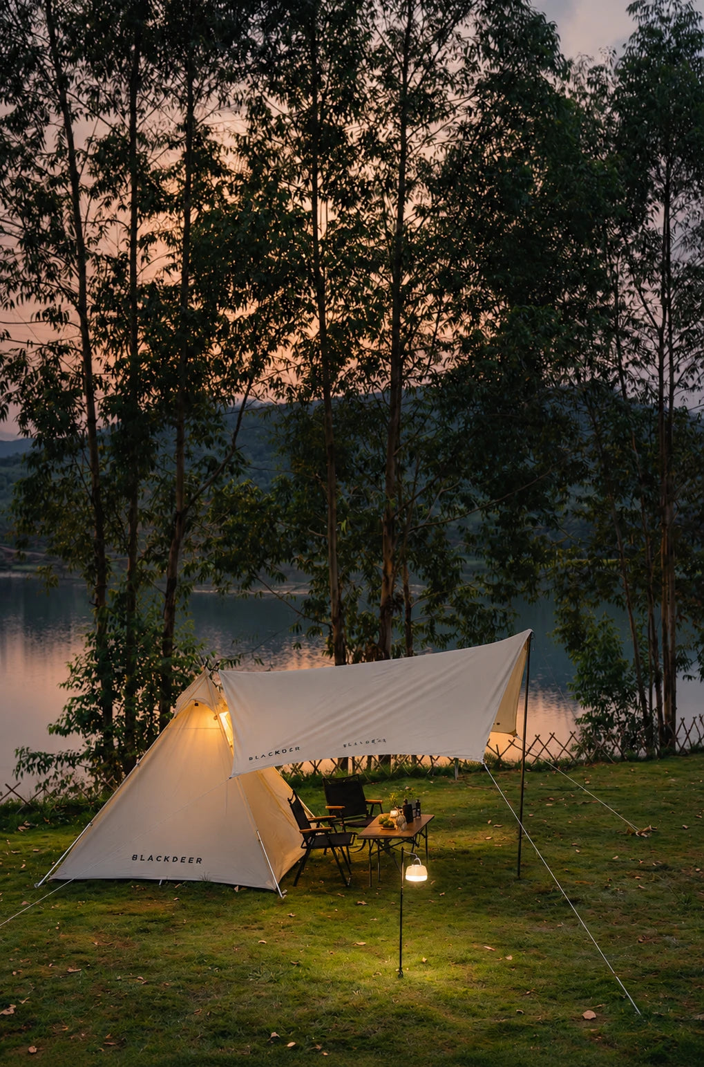 Camping Lantern with Battery Display